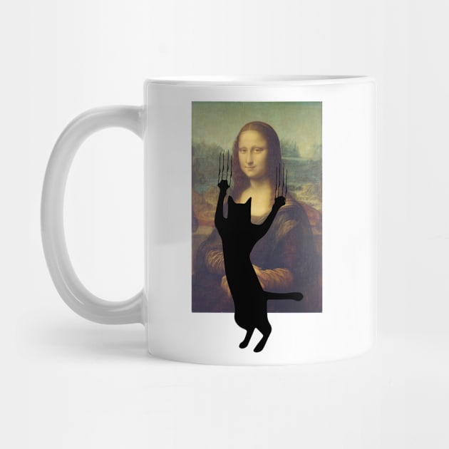 Mona Lisa and the Cat by Surton Design